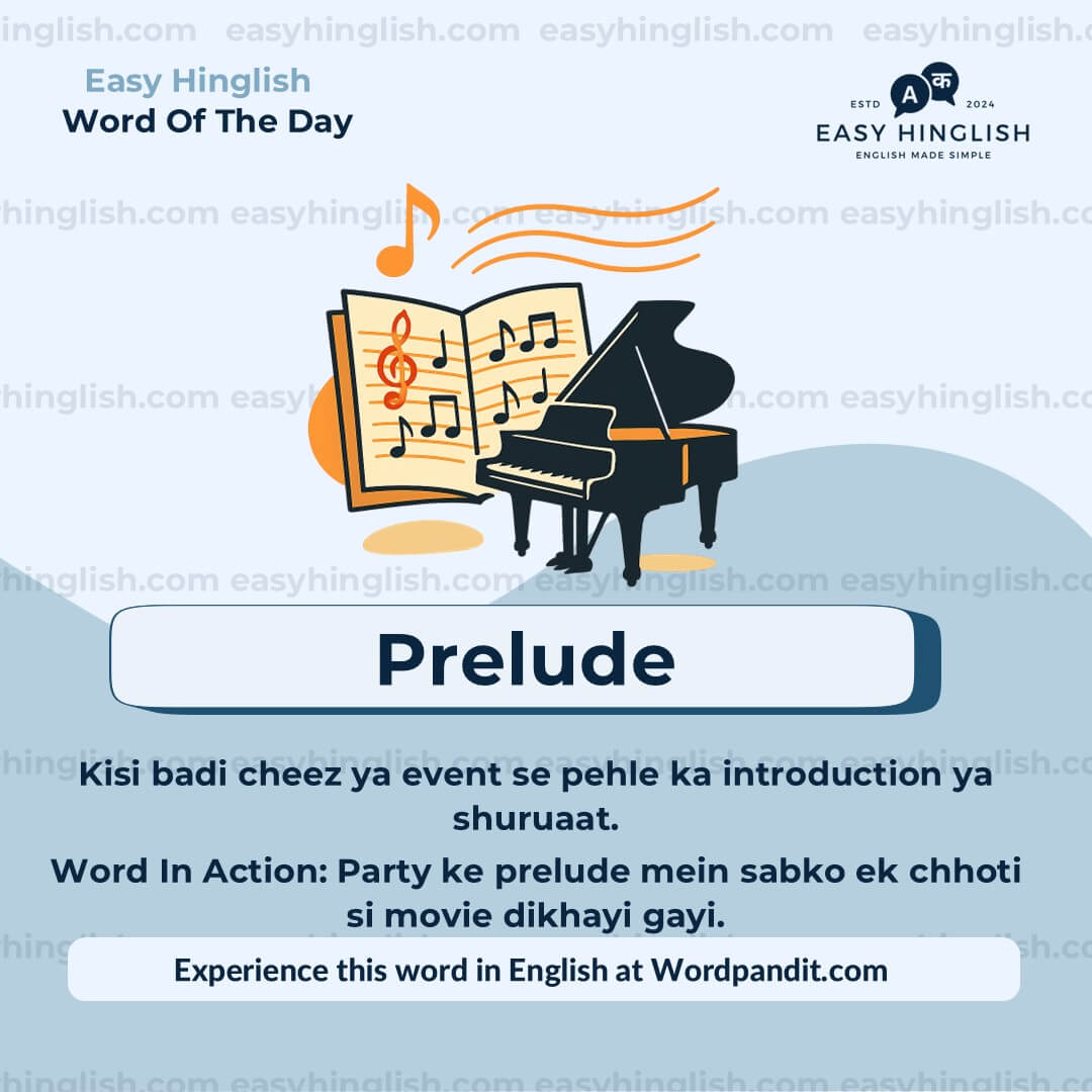 Prelude (EH) Catharsis Vocabulary Post