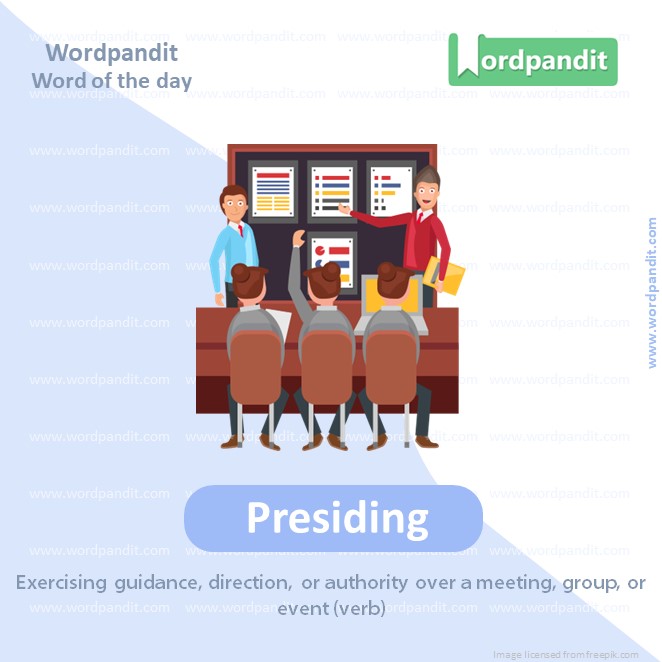 Presiding Picture Vocabulary Segregate Vocabulary Post