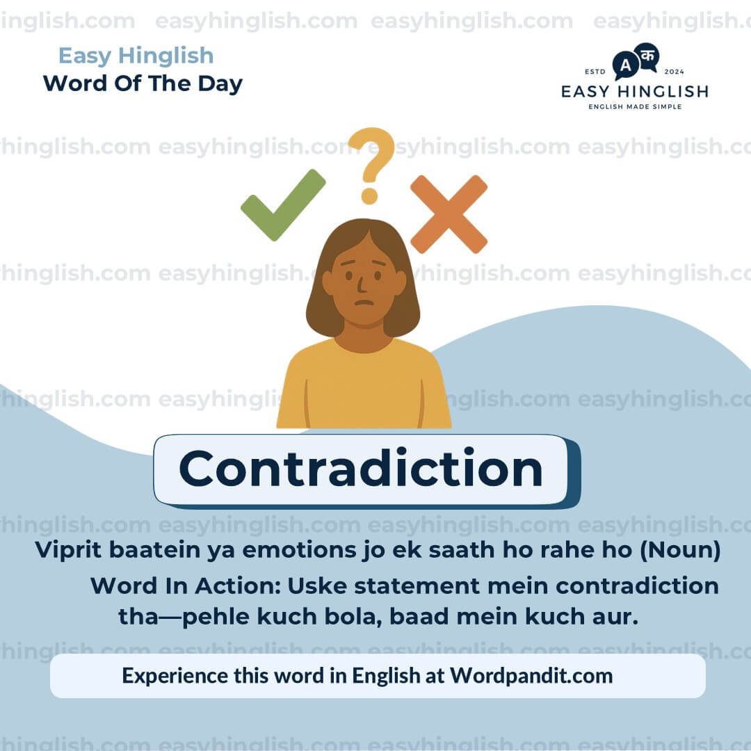 Contradiction Taxonomy Vocabulary Post