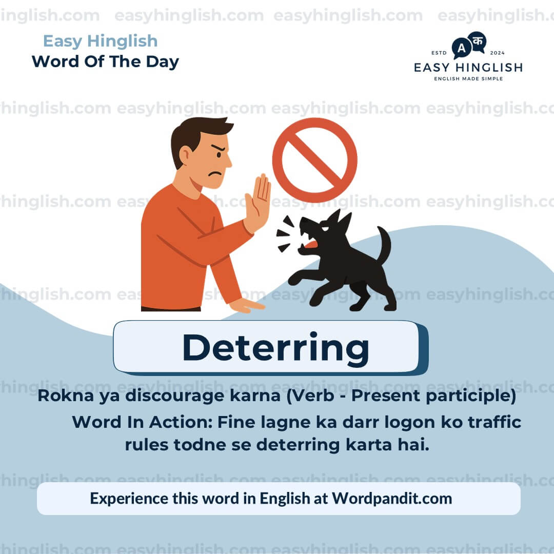 Deterring Continuum Vocabulary Post