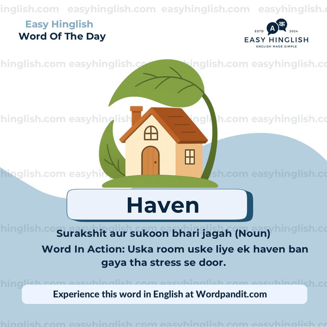 Haven Correspond Vocabulary Post