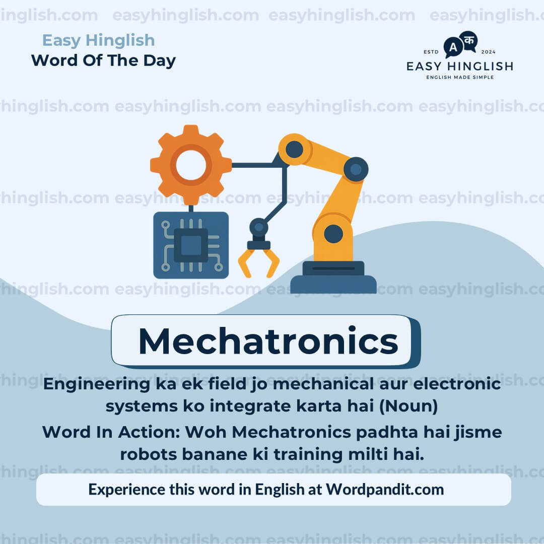 Mechatronics Profound Vocabulary Post
