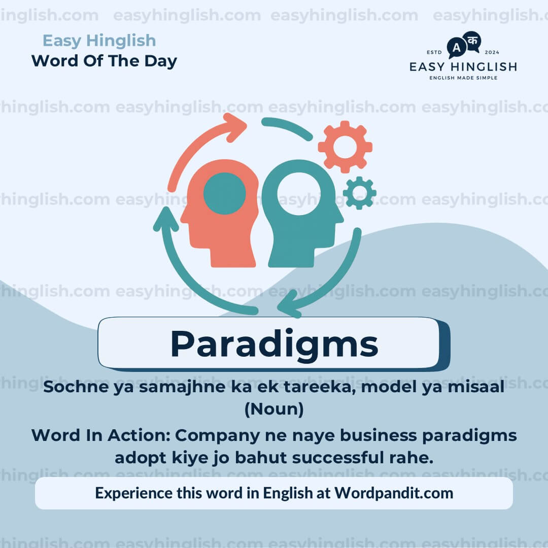 Paradigms Continuum Vocabulary Post
