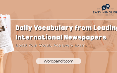 Daily Vocabulary from International Newspapers and Publications: October 3, 2025
