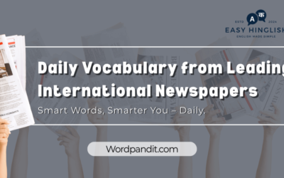 Daily Vocabulary from International Newspapers and Publications: October 2, 2025