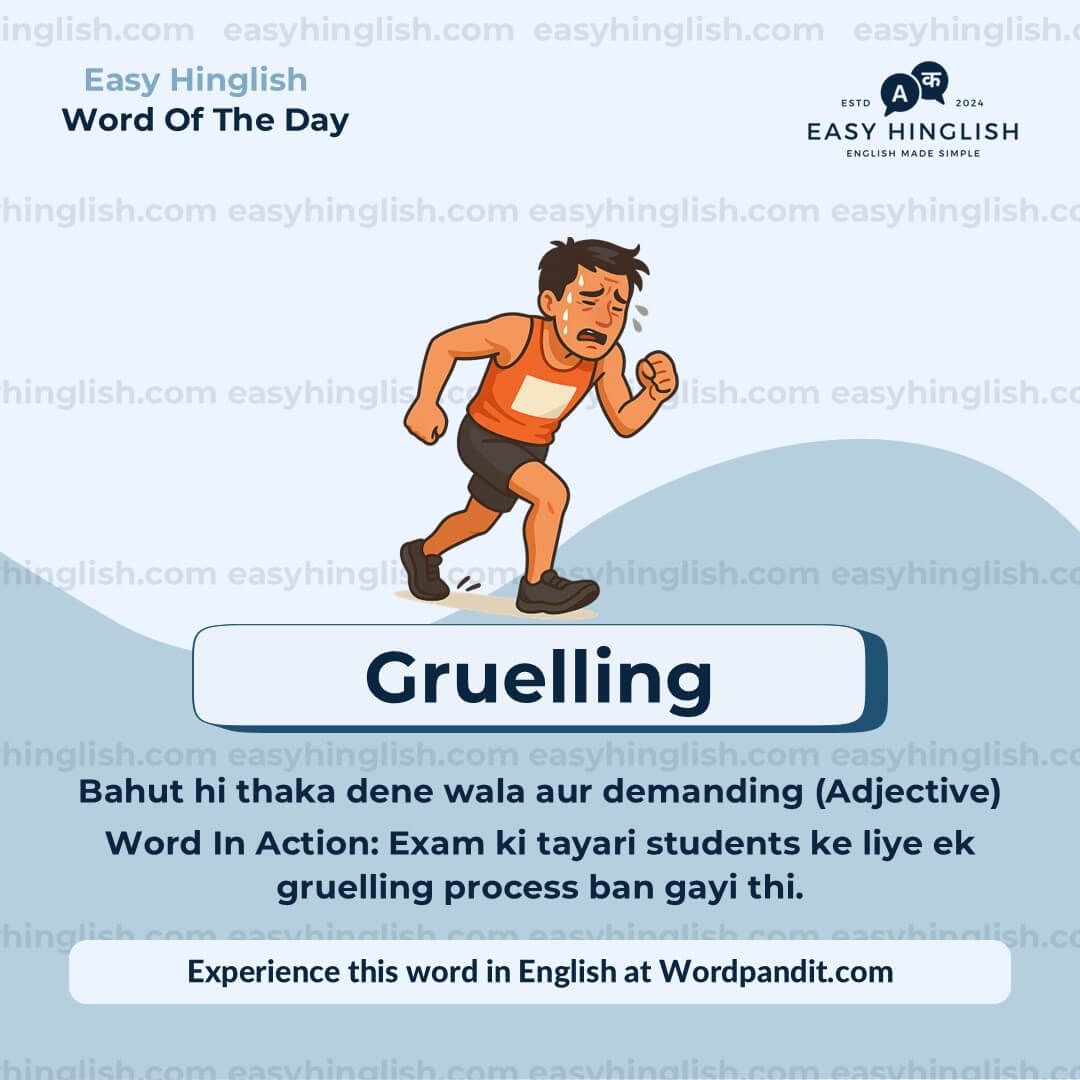 Gruelling-2 Reckon Vocabulary Post