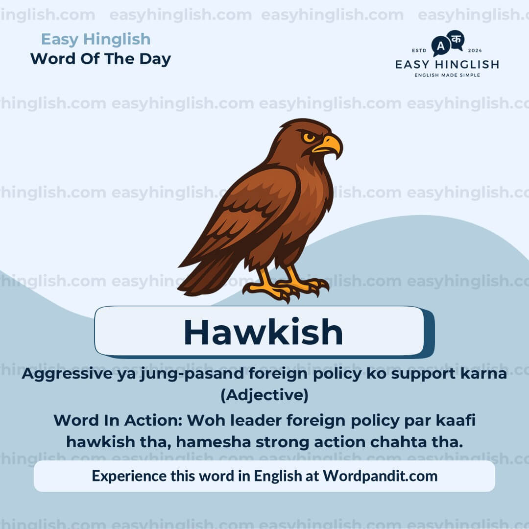 Hawkish Ethnically Vocabulary Post