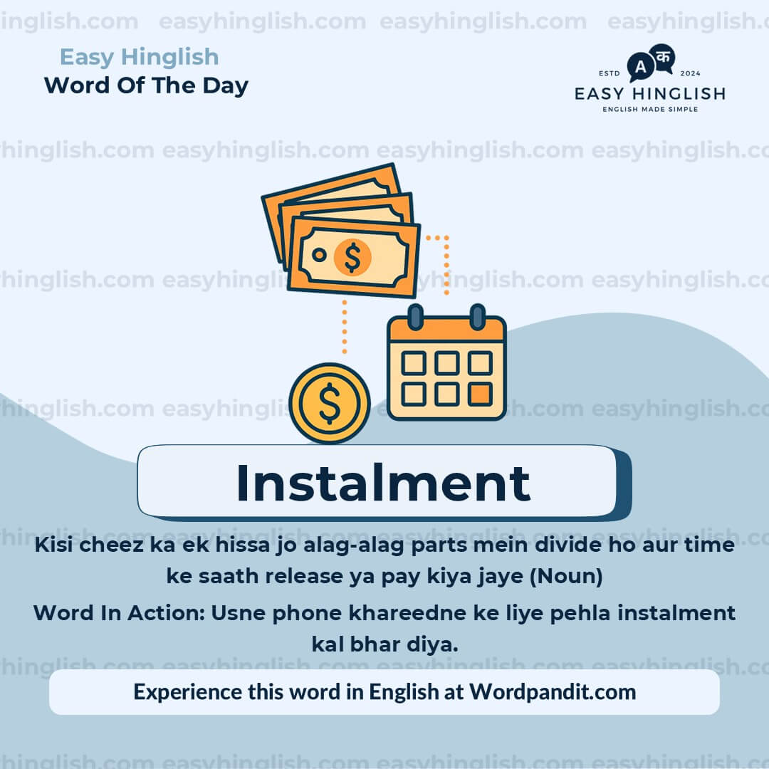 Instalment Profound Vocabulary Post