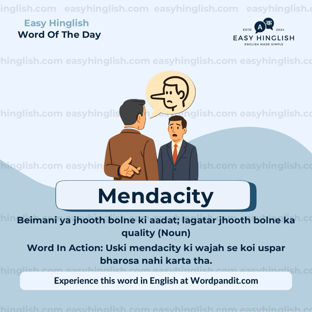 Mendacity-2 Profound Vocabulary Post