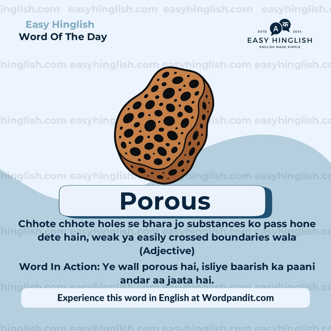 Porous Inherent Vocabulary Post